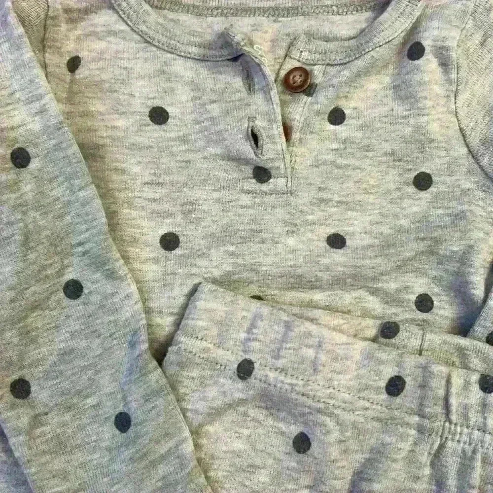 Carter’s Just One You Tan Polkadot Matching Set - Picture 2 of 7